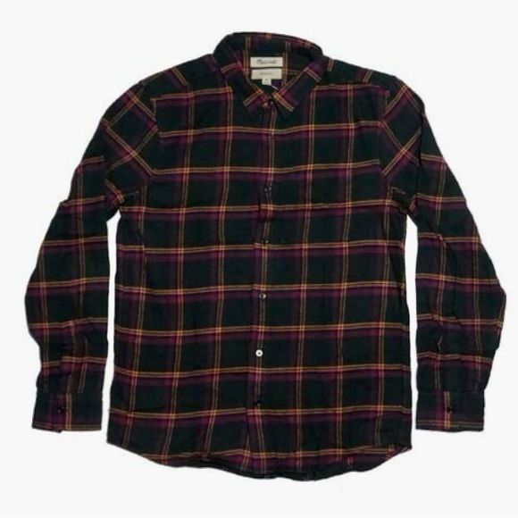 MADEWELL Plaid Button Down Shirt XL - Picture 3 of 3